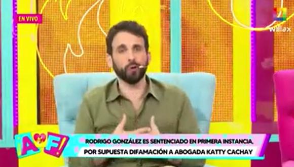 “Decir, ‘esa abogada es una vedete del derecho’ ¿ofende en algo?”, expresó Rodrigo González.