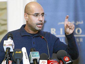 Hijo de Gadafi afrontaría pena de muerte