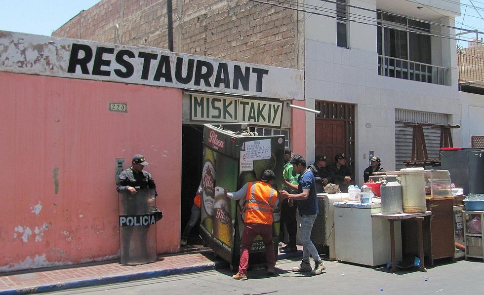 Desalojan una cantina que funcionaba en inmueble de Sociedad de Beneficencia de Tacna