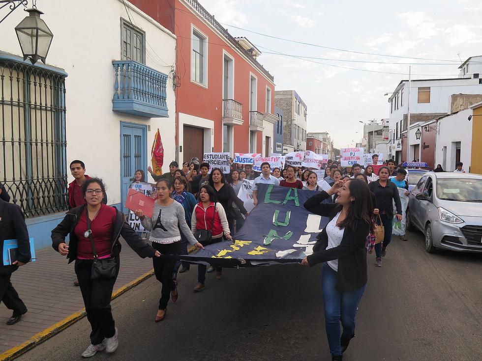 Trujillanos marchan contra la corrupción de funcionarios (VIDEO) 
