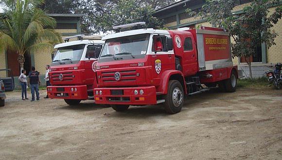 Donarán dos ambulancias y cinco unidades contra incendios 