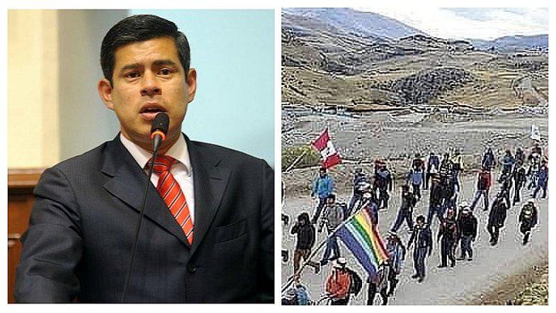 Luis Galarreta consideró peligroso una eventual ley de amnistía para comuneros de Las Bambas