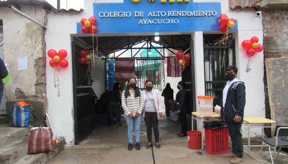 Colegio de Alto rendimiento funciona en instalaciones del colegio San Ramón