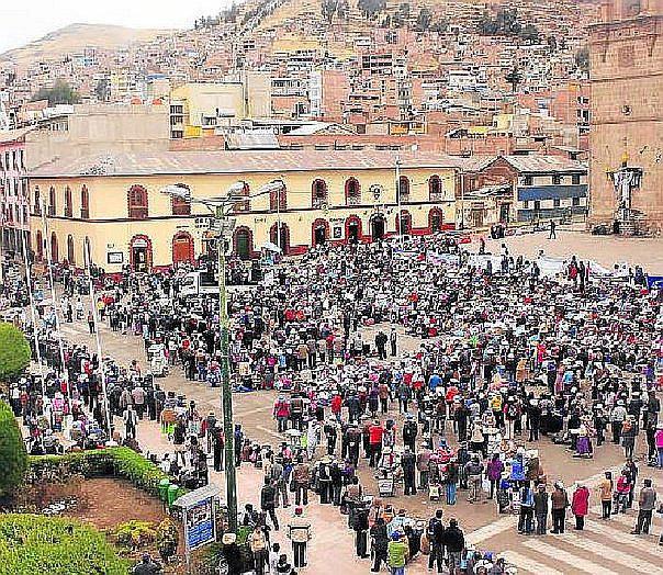 ​Dirigentes de Puno apoyarán marcha #Ni un Sol menos