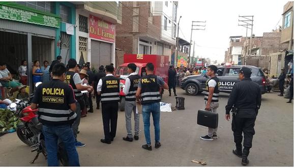 De dos balazos asesinan a comerciante de papa en Trujillo