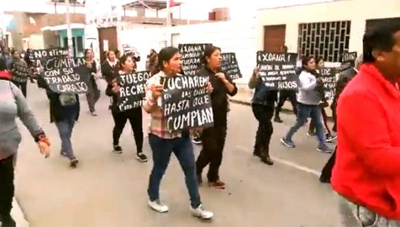 Cerro Azul: Vecinos marchan pidiendo justicia por la muerte de Xohana (VIDEO)