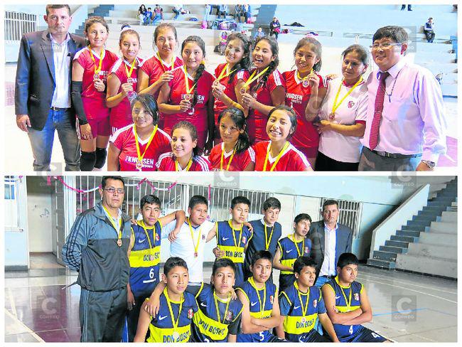 En dramática final, colegio Knudsen logra el título regional en vóley