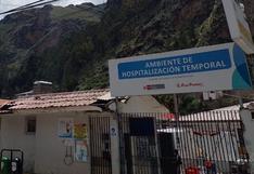 Pared cae sobre joven universitario y termina en el Hospital Departamental de Huancavelica