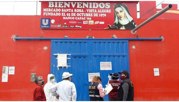 Clausuran mercado "Santa Rosa" de Vista Alegre por incumplir protocolos sanitarios 