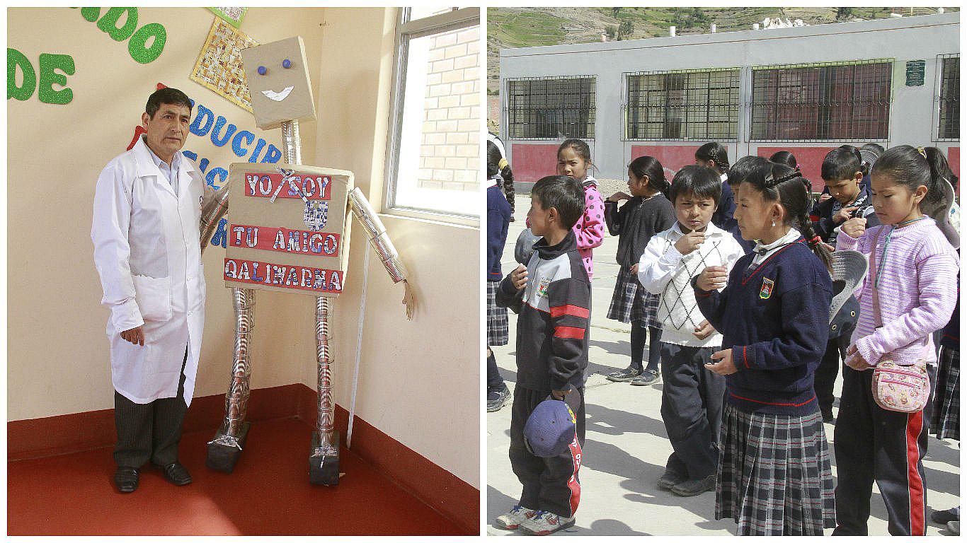 Profesor creó robot que ayuda a inventar cuentos y resolver ejercicios (VIDEO)