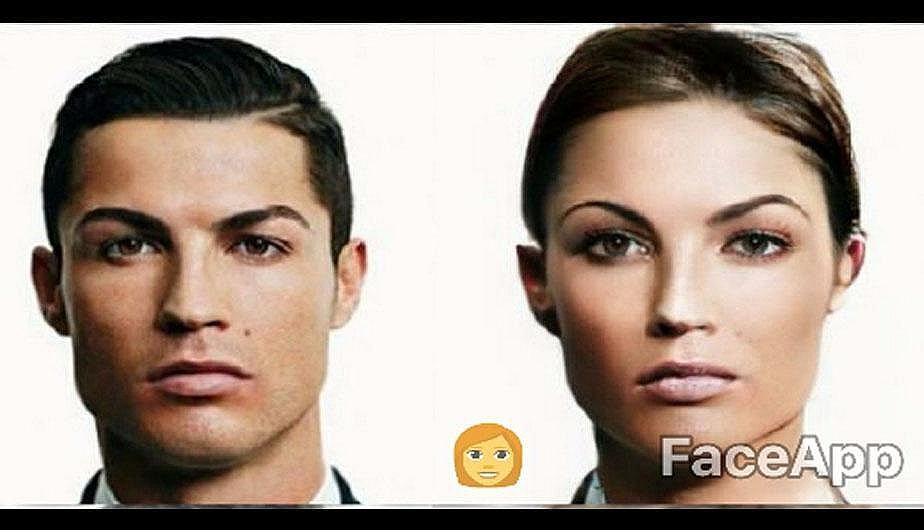 Facebook: futbolistas convertidos en mujer son viral (FOTOS)