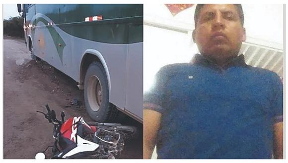 Un ingeniero muere tras  ser arrollado por un ómnibus en el caserío de Chapaira 
