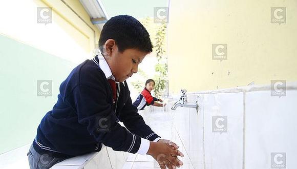 Sedapar: servicio de agua se restablecerá en totalidad de colegios