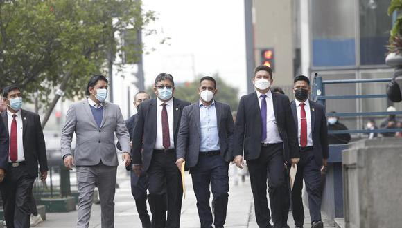 Los congresista sindicados como ‘Los Niños’, por su presunta cercanía a Pedro Castillo, son investigados por tráfico de influencias. (Foto: Jorge Cerdan | Archivo GEC)