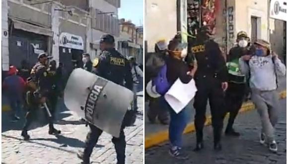 ​Protestan en Arequipa para pedir la devolución de los aportes a la ONP