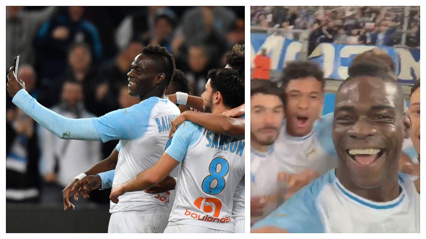 ​Mario Balotelli anota golazo y retransmite en directo la celebración (VIDEO)