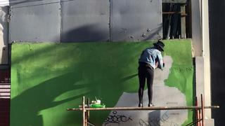 Pintan mural en Arequipa para incentivar la prevención del Covid