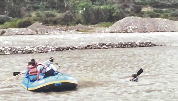 Tres jóvenes mueren en el río Santa 