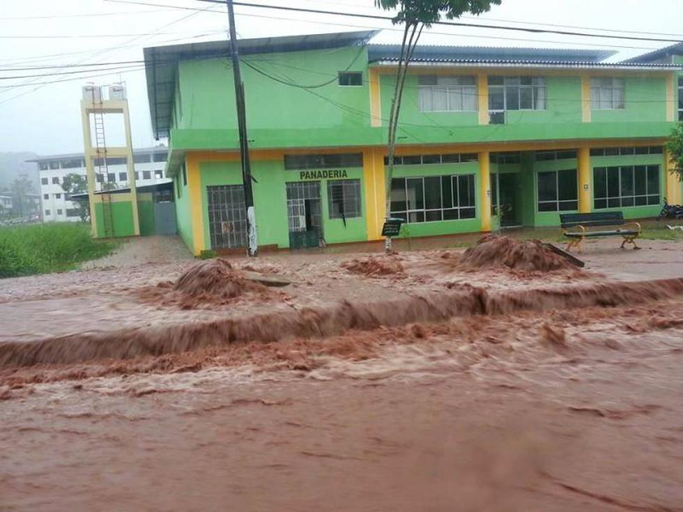 Caos y peligro por lluvia en Tingo María