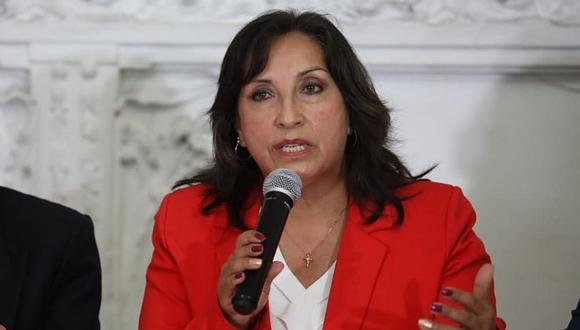 Vicepresidenta Dina Boluarte cuestionó que la Contraloría no le haya notificado del informe en su contra. (Foto: archivo GEC)