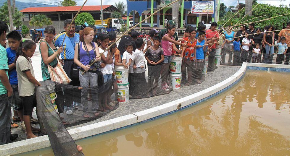 Con Pesca En Pileta Promocionan Venta De Peces De Agua Dulce Peru