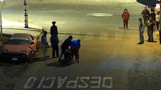 Pobladores de Tacna capturan a ladrón de autopartes y lo amarran a poste (VIDEO)