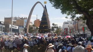 Tacna: Miles se concentraron en el Centro Cívico exigiendo cierre del Congreso y nuevas elecciones (VIDEO)
