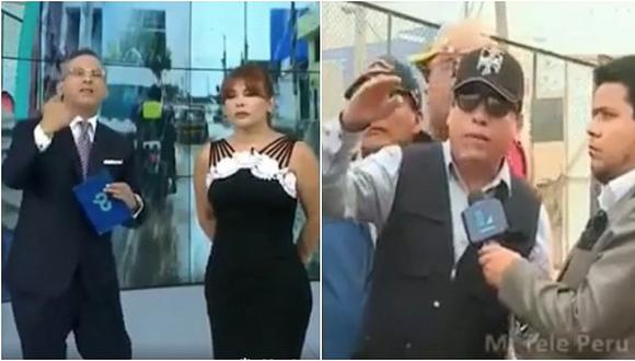 ​Magaly Medina arremete en vivo contra alcalde de Chosica por desborde de río (VIDEO)