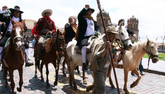 Autoridades de Cusco rindieron homenaje a Túpac Amaru II