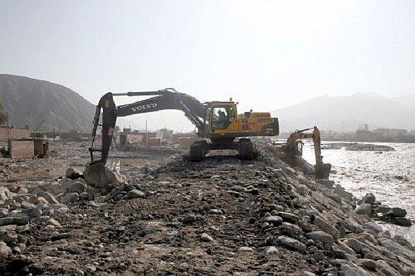 ​Logran reencauzar caudal del río Rímac en Carapongo