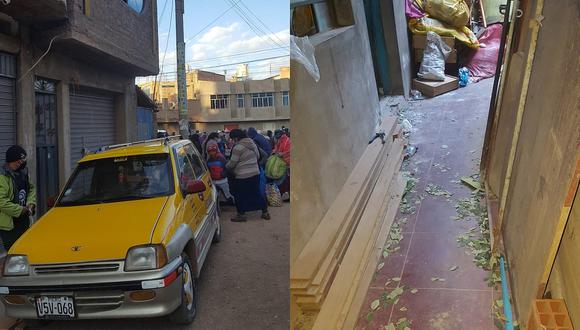 Juliaca: Policías ingresan violentamente a una vivienda y decomisan hojas de coca