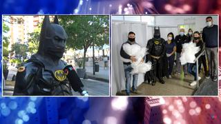 Un albañil con superpoderes: la historia del ‘Batman’ solidario que recorre hospitales de Argentina (VIDEO)