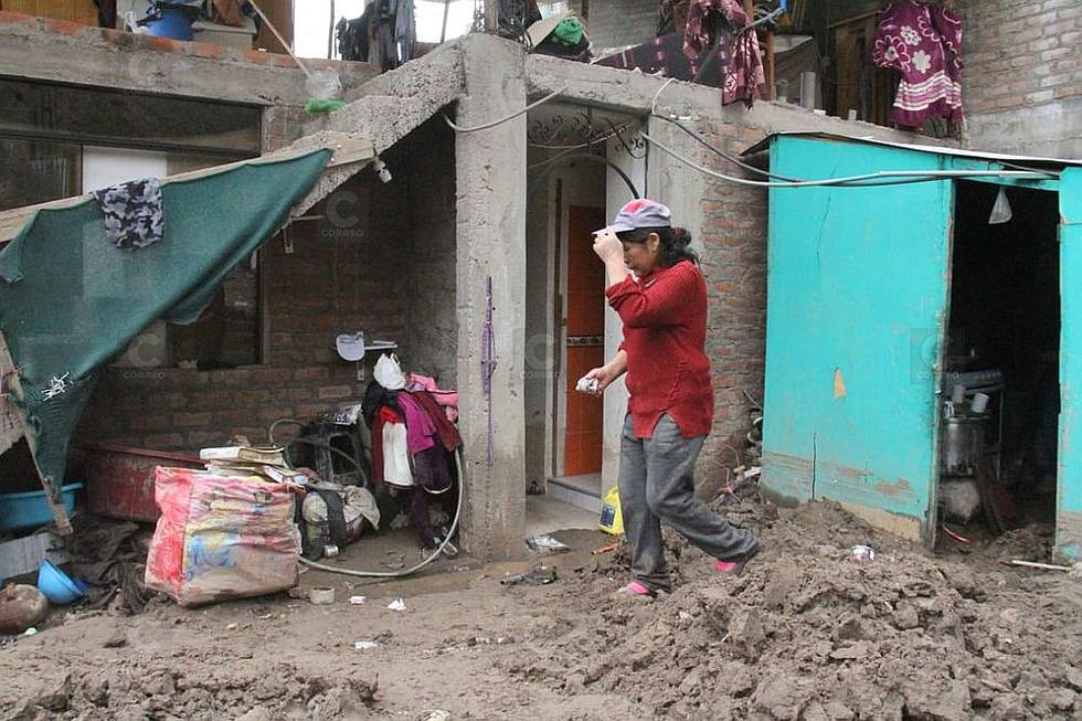 ​Defensa Civil reporta 317 viviendas afectadas por lluvias en Arequipa