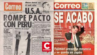 Portadas de Diario Correo que hicieron historia (GALERÍA)