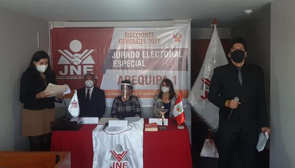 Instalaron el Jurado Electoral Especial en Arequipa para las elecciones 2021| Foto: JEE