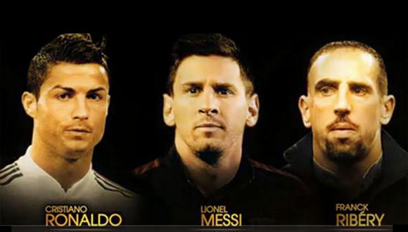 Balón de Oro: Cristiano, Messi y Ribery son los finalistas