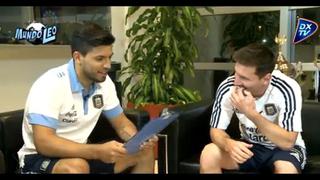Lionel Messi y la divertida entrevista que le hizo Sergio Agüero 