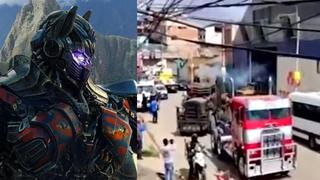 Transformers en Cusco: Vehículo de la película sufre falla mecánica