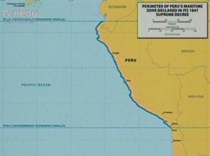 Chile presentó mapa de 1947 con supuesto límite marítimo paralelo