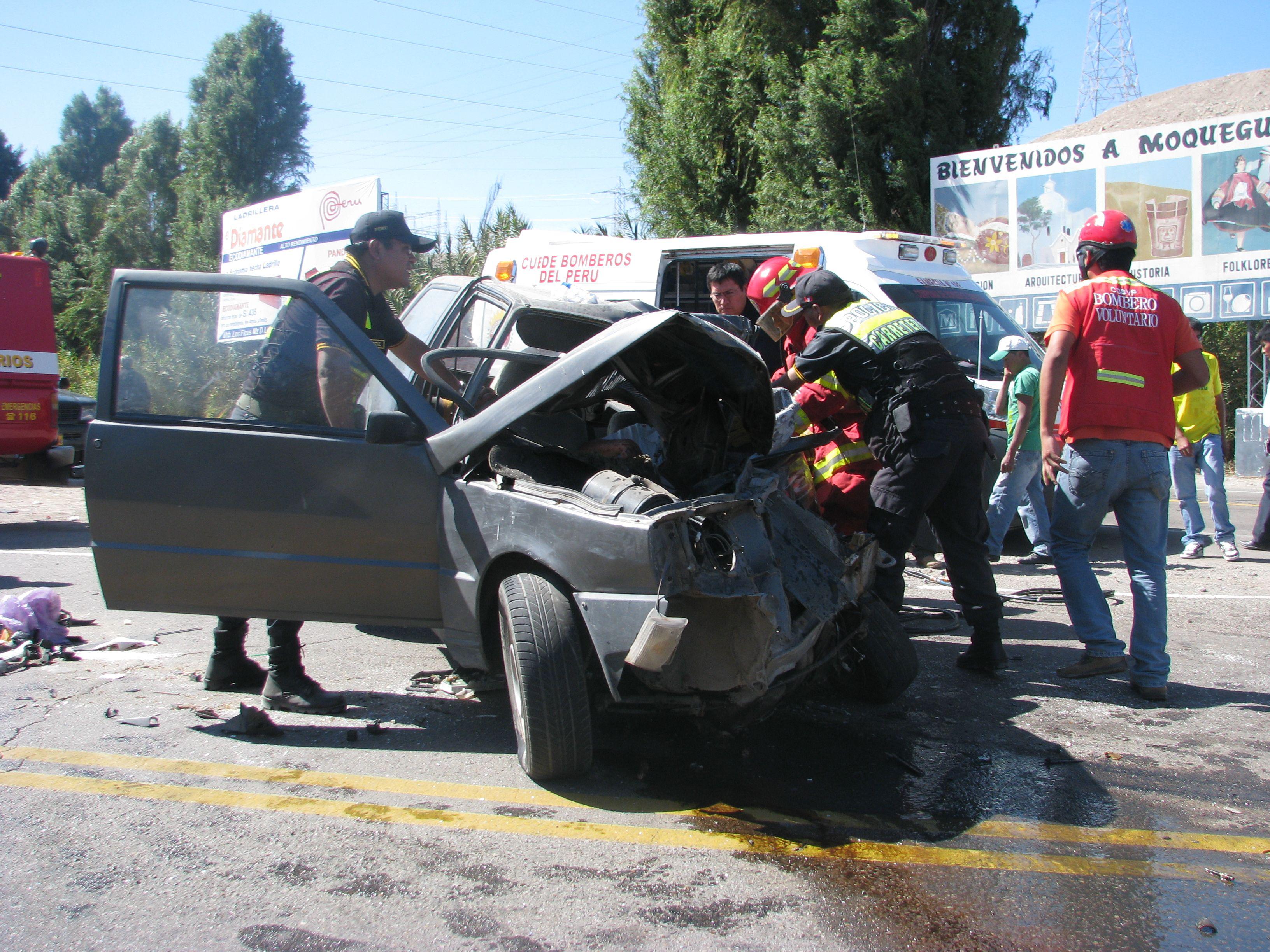 Moquegua: Familia se accidenta cuando viajaba de Arequipa a Tacna