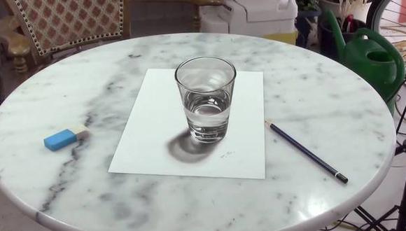 Video: el vaso de agua que engaña la vista, la nueva ilusión óptica de moda
