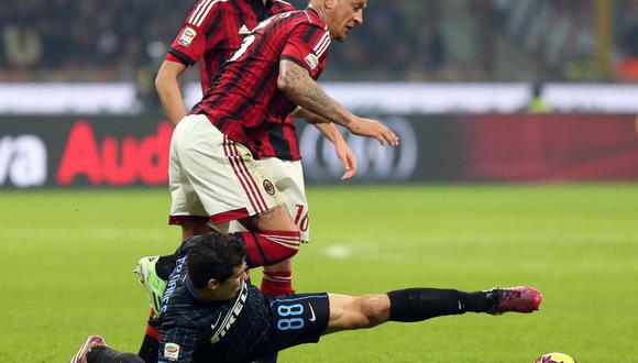 Milan e Inter igualaron a uno en el 'Clásico de la Madoninna'