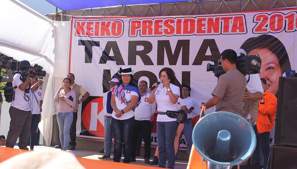 Así reaccionan en Tarma tras exclusión de candidata de Fuerza Popular