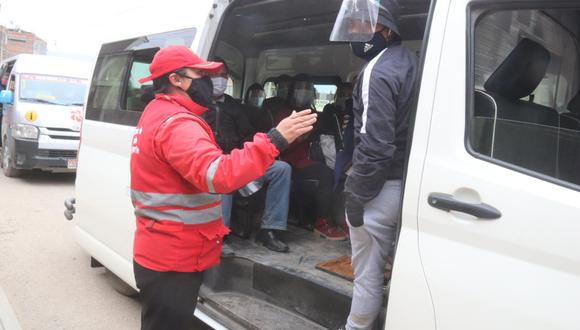 Municipalidad de Huancayo realiza operativo a transportistas. A infractores se les multa con el 10% de la UIT