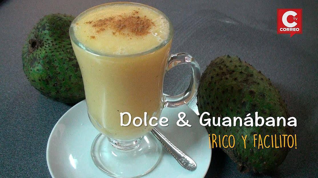 ​Rico y facilito: aprende esta versión rápida del Champús de guanábana (VIDEO)