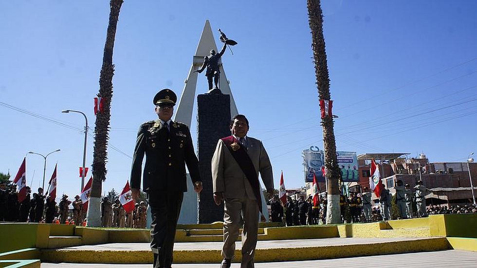 ​Población de Moquegua renovó su fidelidad a la bandera
