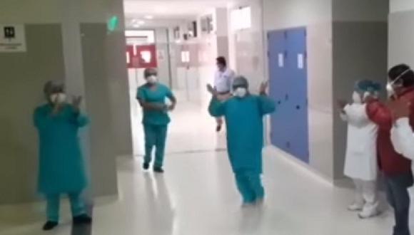 Médicos y enfermeras del hospital logran vencer al Covid-19 y vuelven a la primera linea de batalla