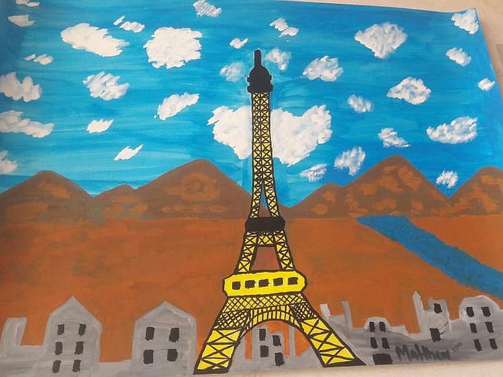 Matthew, el niño que se expresa a través de la pintura  (FOTOS y VIDEO)