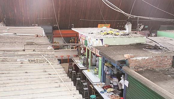 Trujillo: Los techos del mercado Central son un peligro 