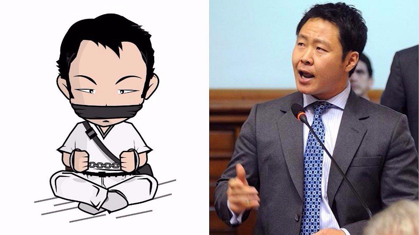 Kenji Fujimori le dice a sus colegas de bancada que le "deben su elección" a su padre 